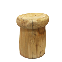 Stolik Stołek okrągły pełne drewno TEAK 40cm